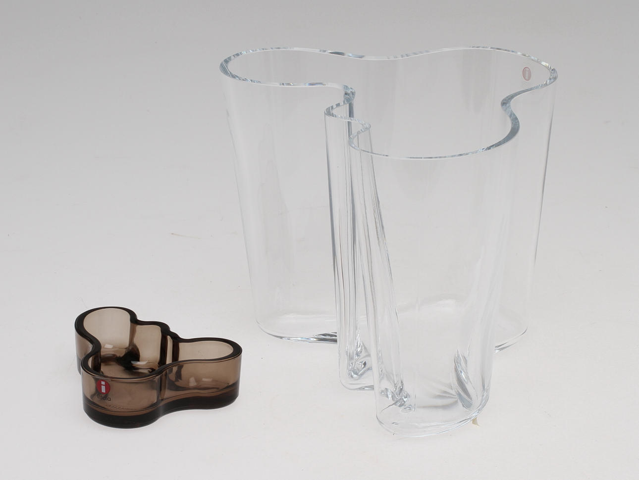 VASER 2 st, glas, Alvar Aalto, Iittala.