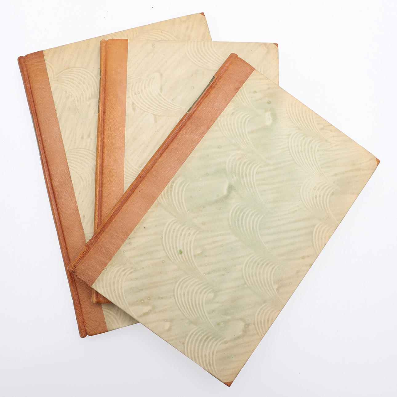BOOKBINDING. ANKER KYSTER'S THREE BOOKS ON BOOKBINDING FOR BUBBLING BOOKBINDERS.