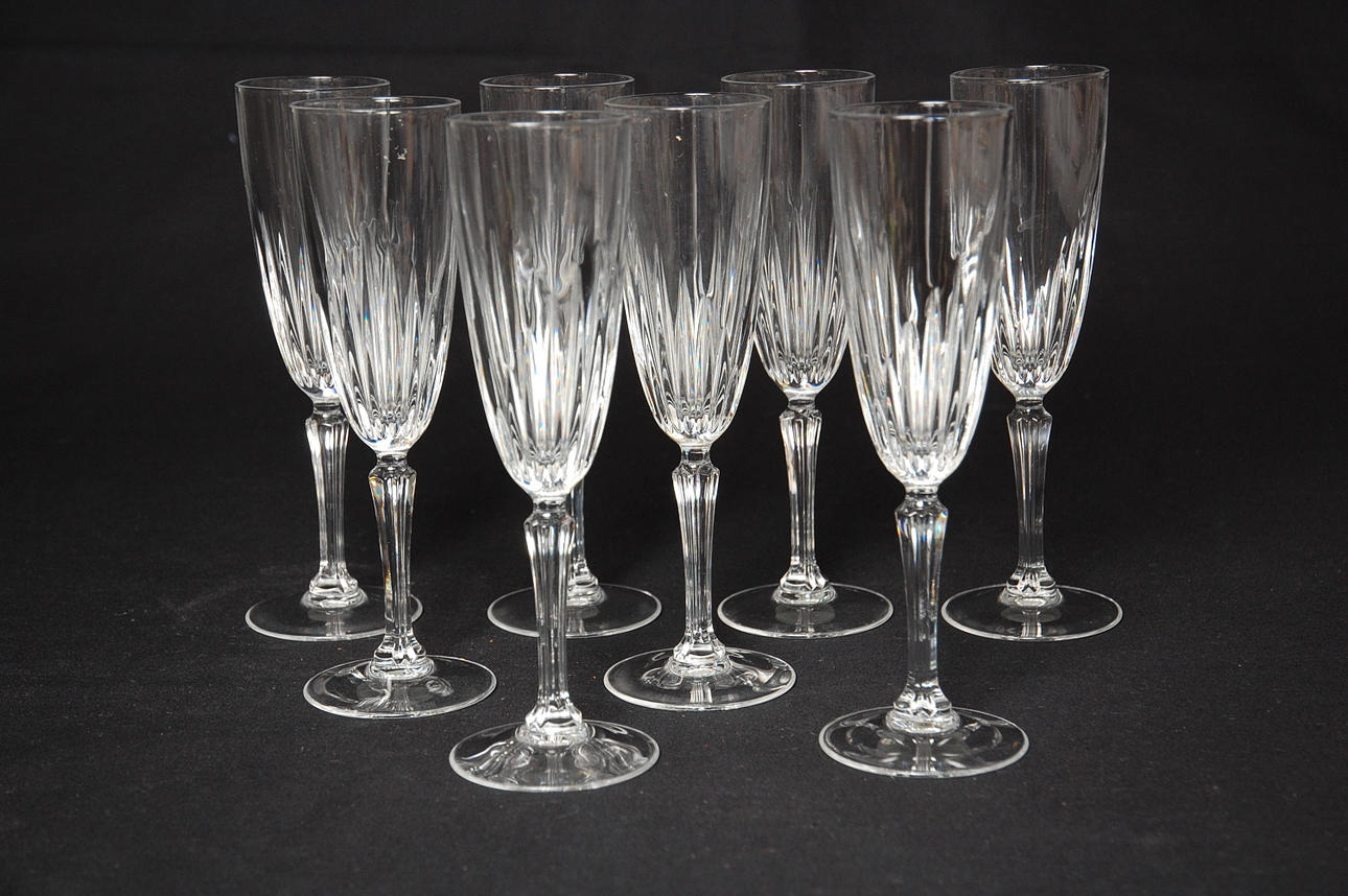 CHAMPAGNEGLAS, 8 st.
