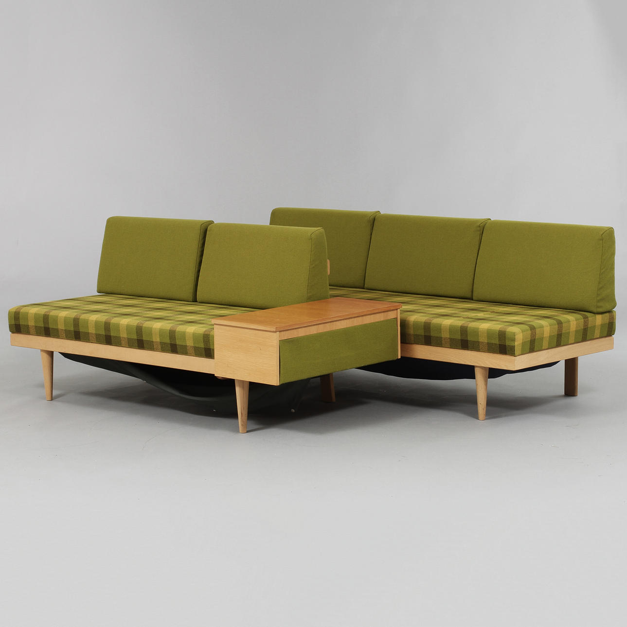 DAGBÄDD/SOFFOR, 1 par, Ekornes svanesoffa, 1960-tal.