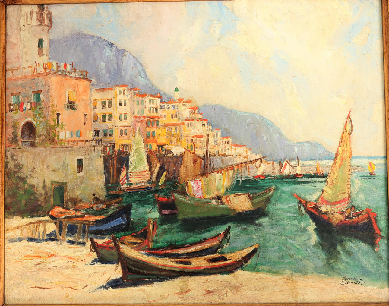 ÓLEO SOBRE LIENZO, Godwin Bennett 1888-1960.