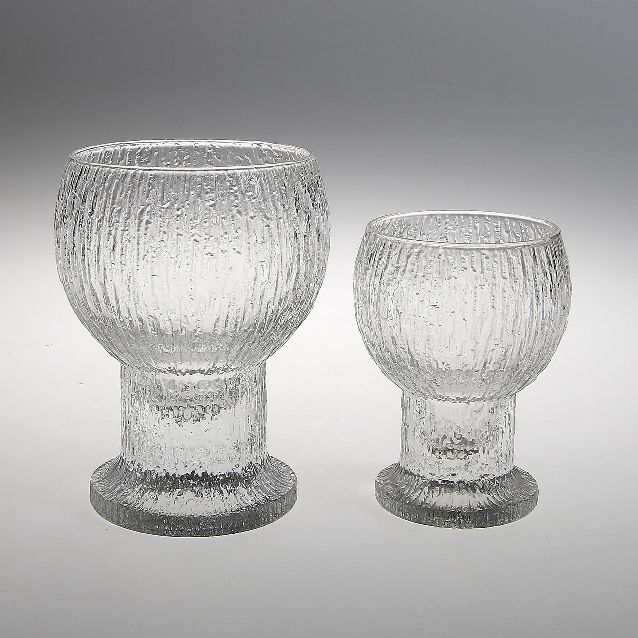GLAS, 15 st, "Kekkerit", Timo Sarpaneva, Iittala, 1900-talets andra hälft.