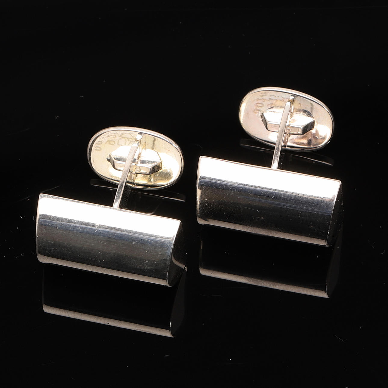 Kurt Nielsen, manschettknappar, modell 'KNDK79', 925 silver, Danmark.