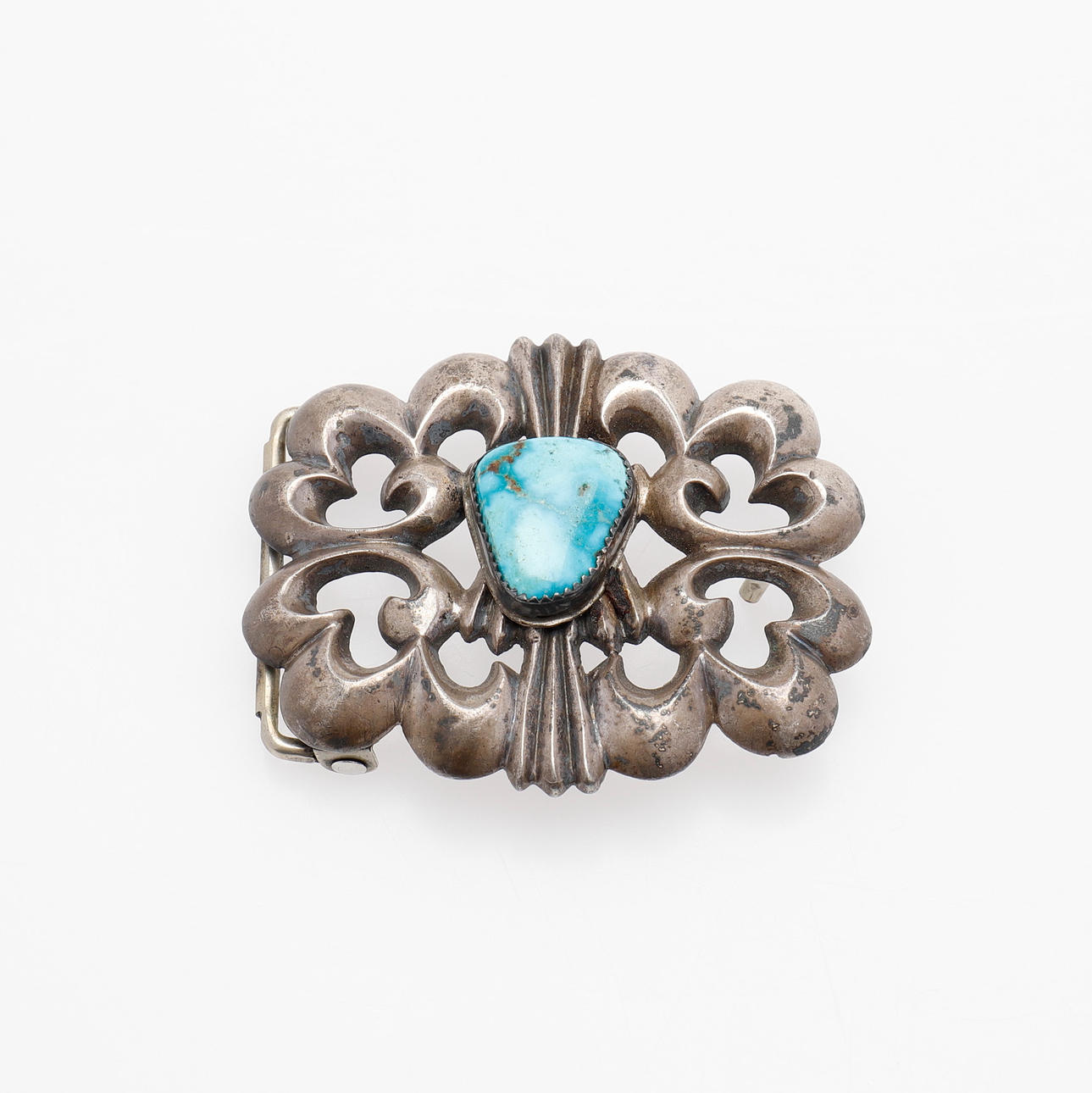 GÜRTELSCHNALLE, NAVAJO.