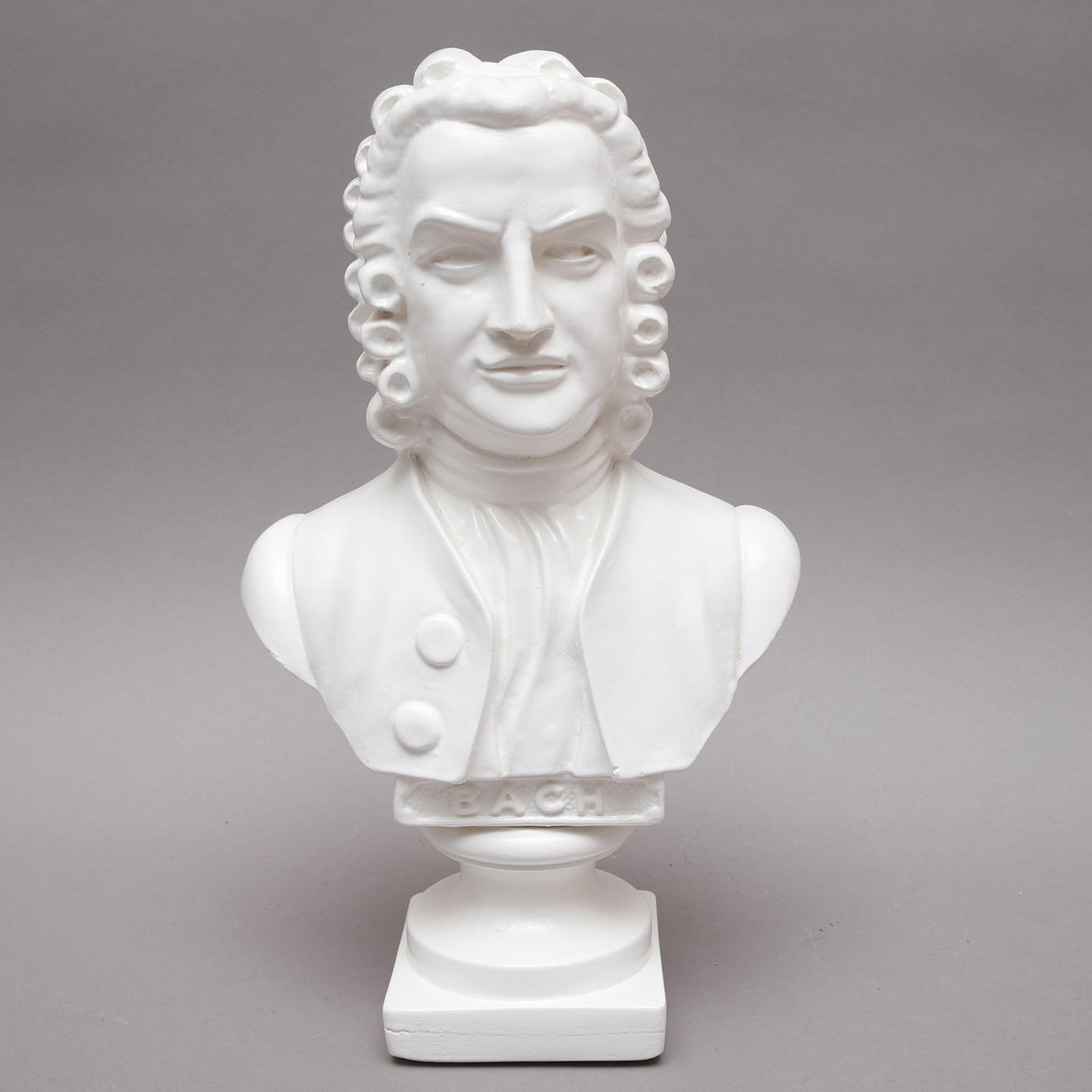 BUST, plasticine/plaster, Bach, 1900s.