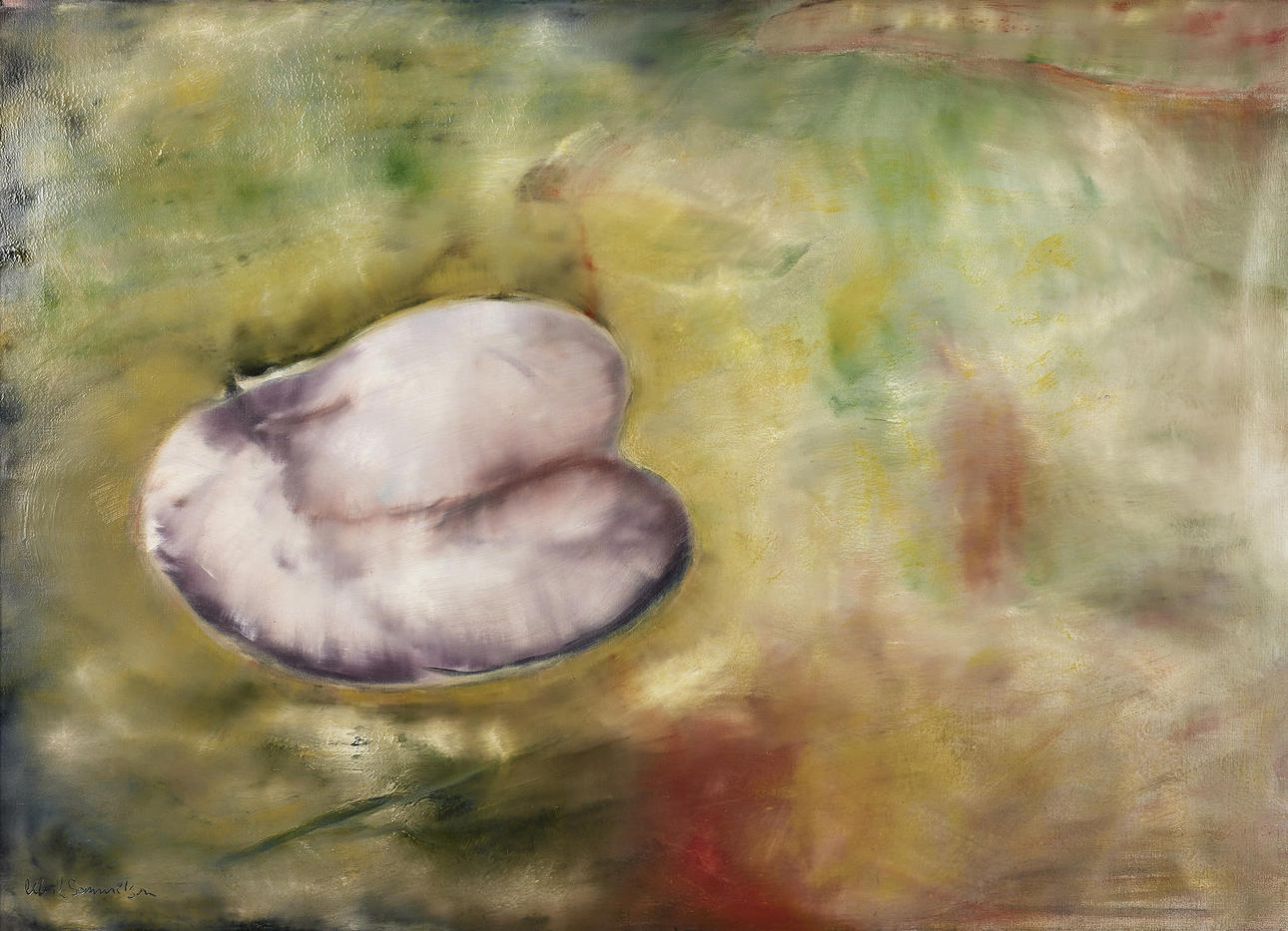 ULRIK SAMUELSON (FÖDD 1935). Komposition 13, olja på duk.