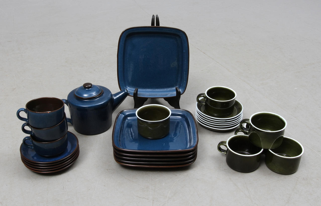 DIVERSE KERAMIK, ca 17 delar, Gabriel samt "Vardag", Karin Björquist, Gustavsbrg.