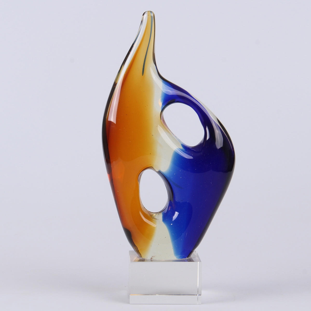 KONSTGLAS, "Seabreeze", Olofström RBA, 1900-talets sista kvartal.