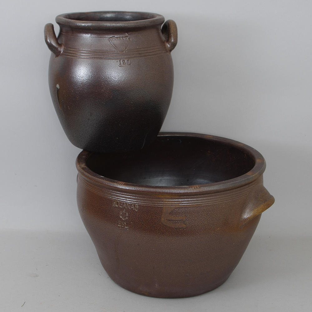 KRUS, 2 stycken, 12 samt 25L, Höganäs.