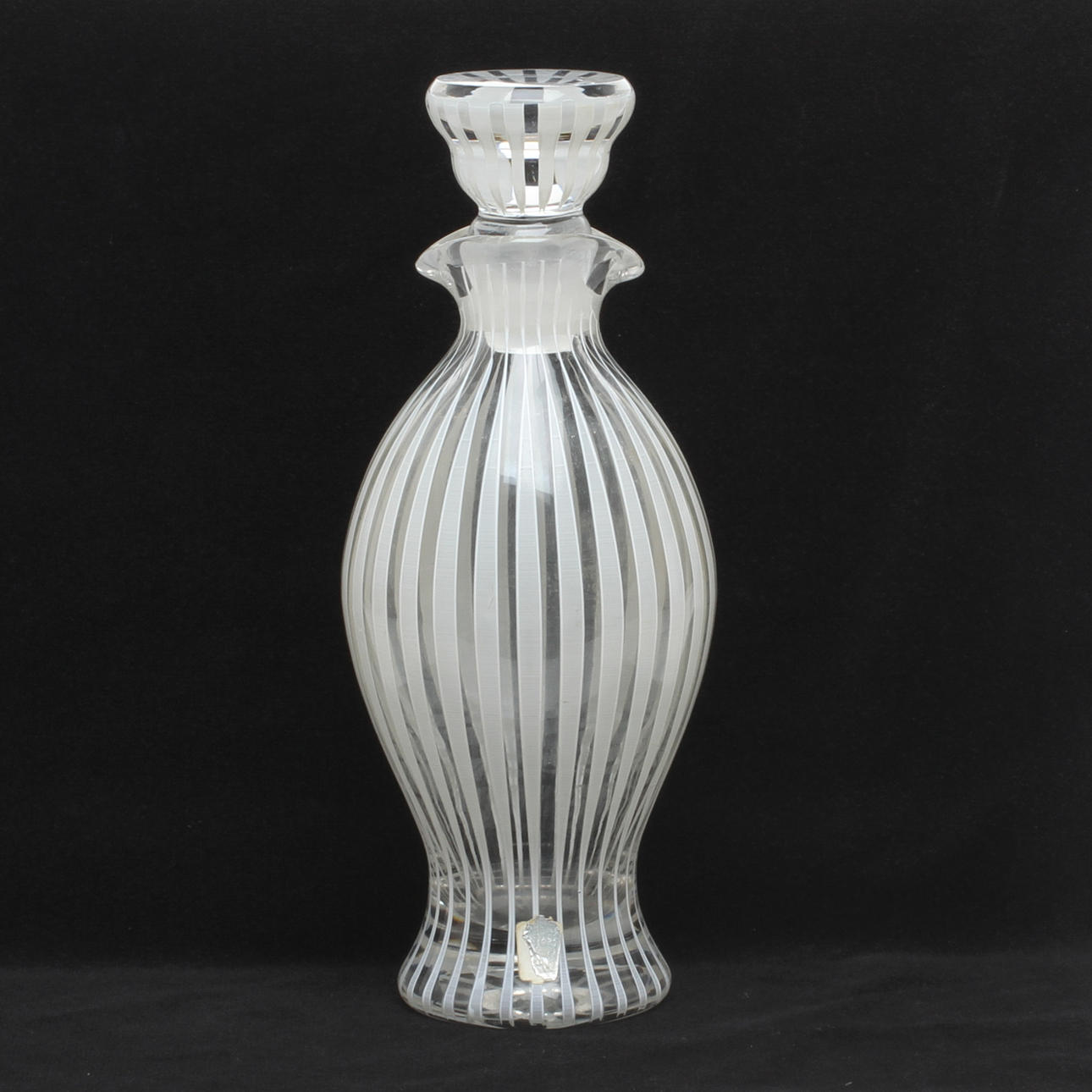 KARAFF, glas, "Strikt", Bengt Orup, Johansfors.