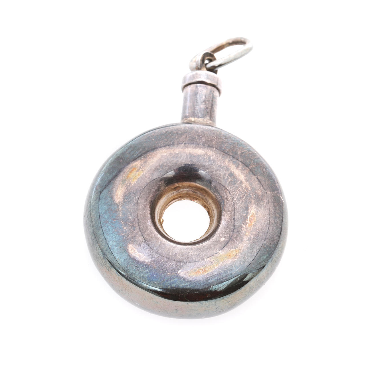 TIFFANY & CO. A STERLING SILVER 'POLO MINT' PERFUME BOTTLE.