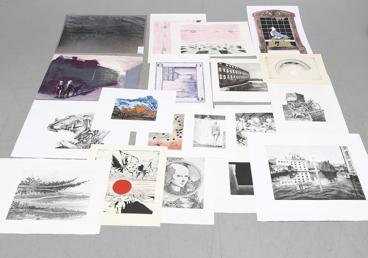 PARTI GRAFISKA BLAD, 18 st.