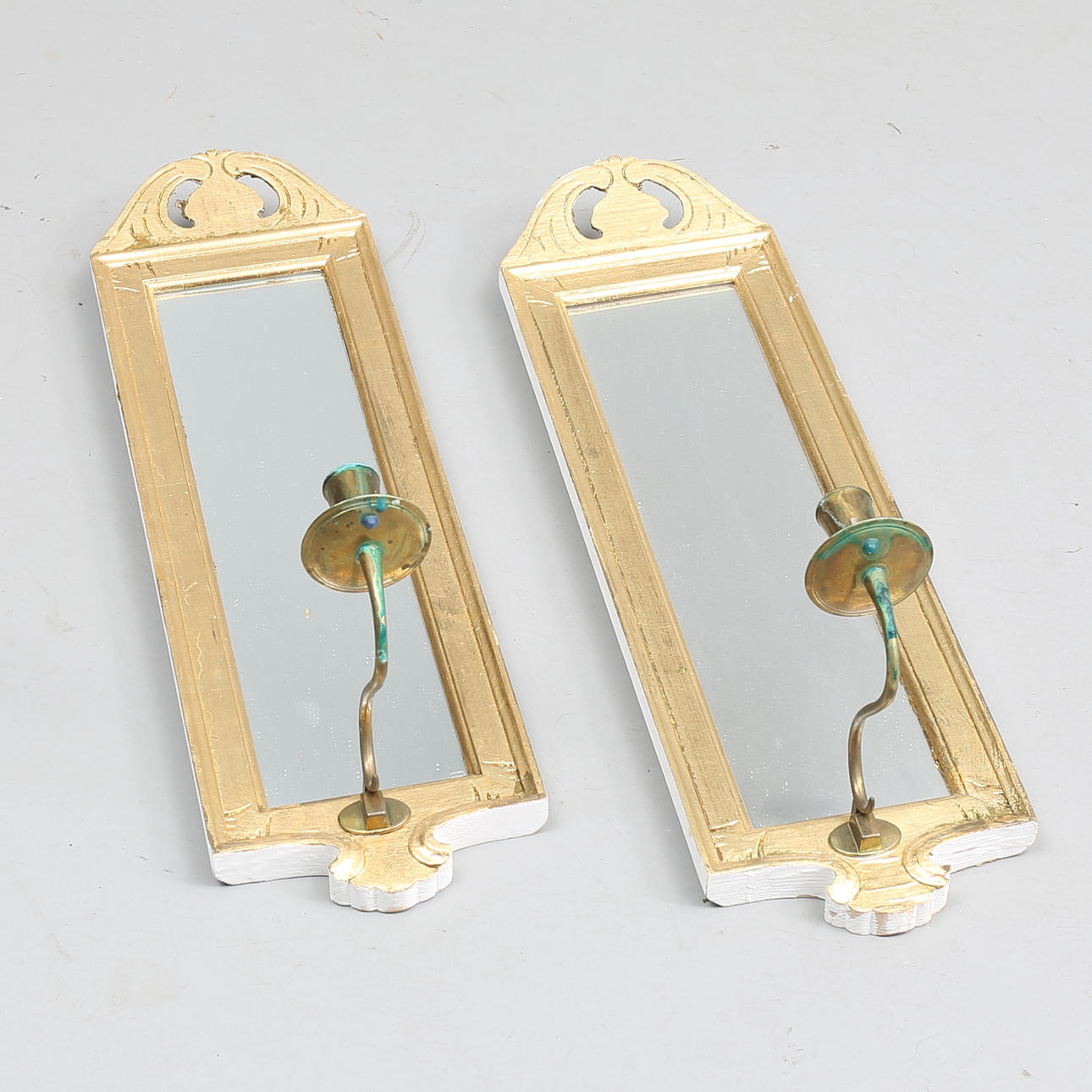 SPEGELLAMPETTER, ett par, "Regnaholm", IKEA 1700-talsserie, 1990-tal.