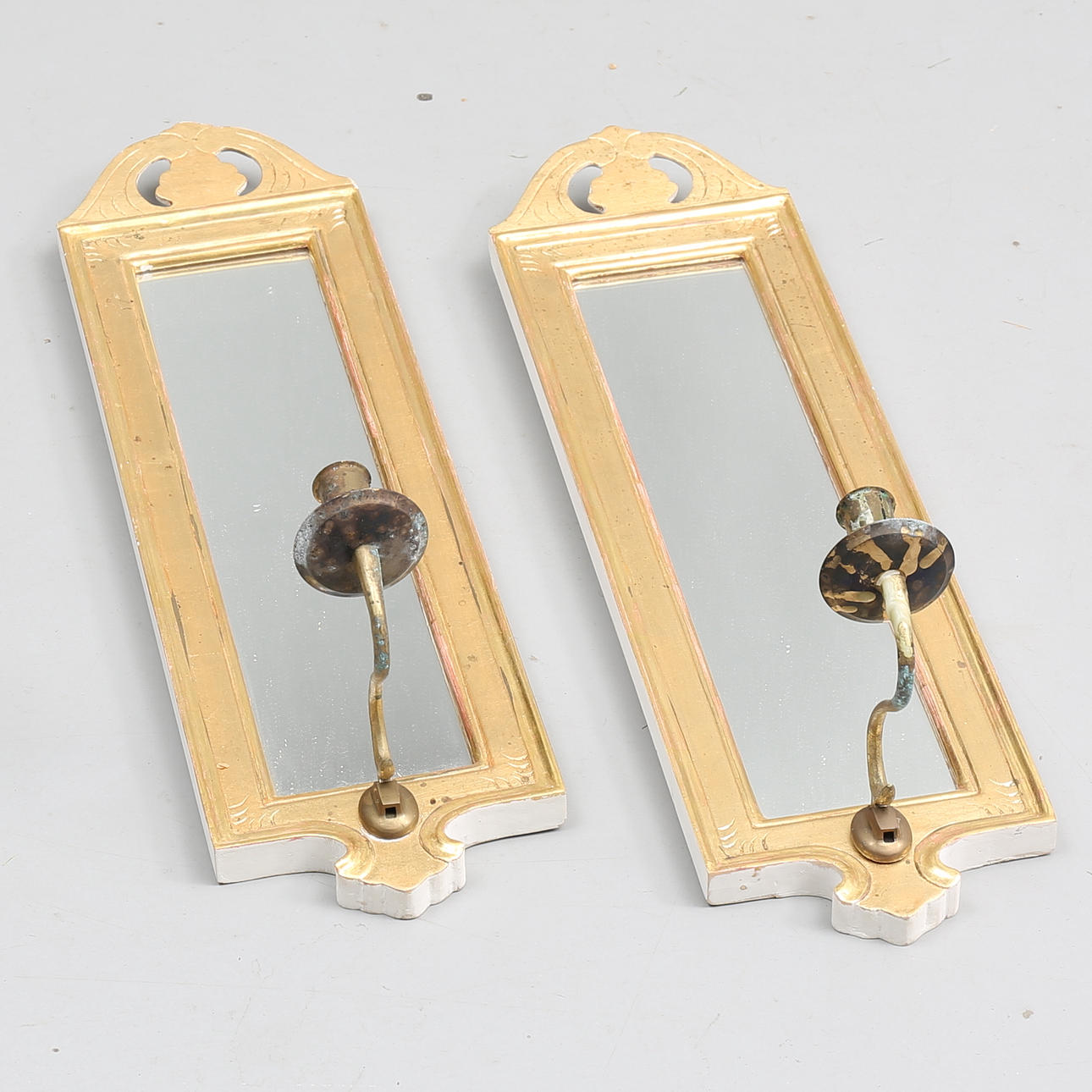 SPEGELLAMPETTER, ett par, "Regnaholm", IKEA 1700-talsserie, 1990-tal.