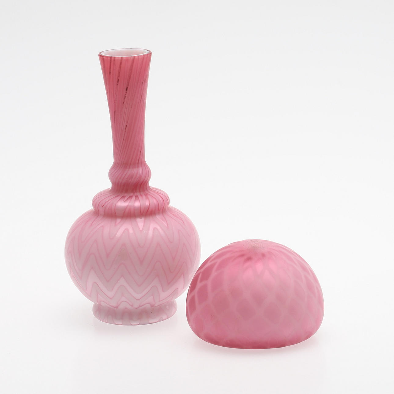 VASE AND LETTER PRESS, THOMAS WEBB.
