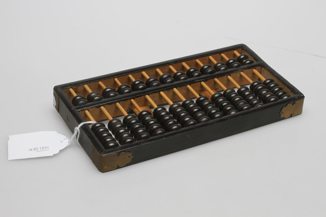 RÄKNARE, trä, orientalisk.