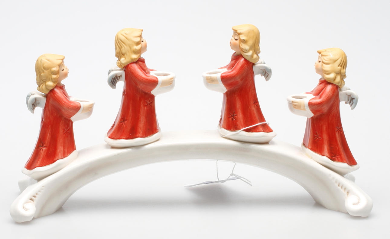 ADVENTLJUSSTAKE, porslin, Goebel, 1900-tal.