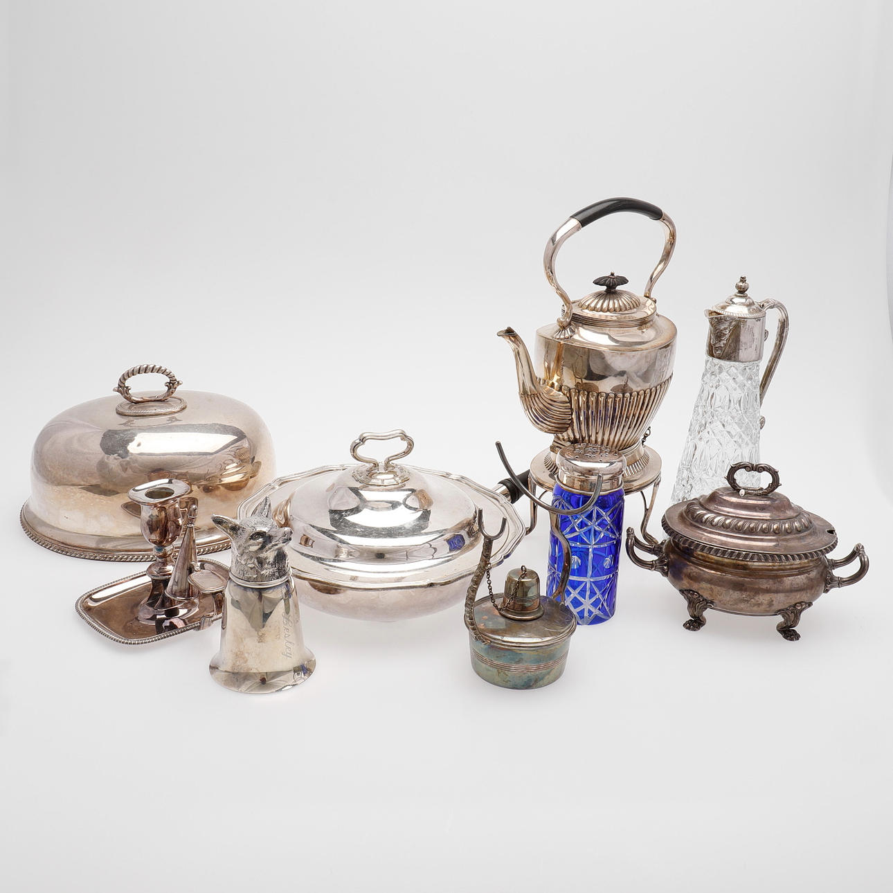 PLATO OBJETO, NUEVE PARTES.