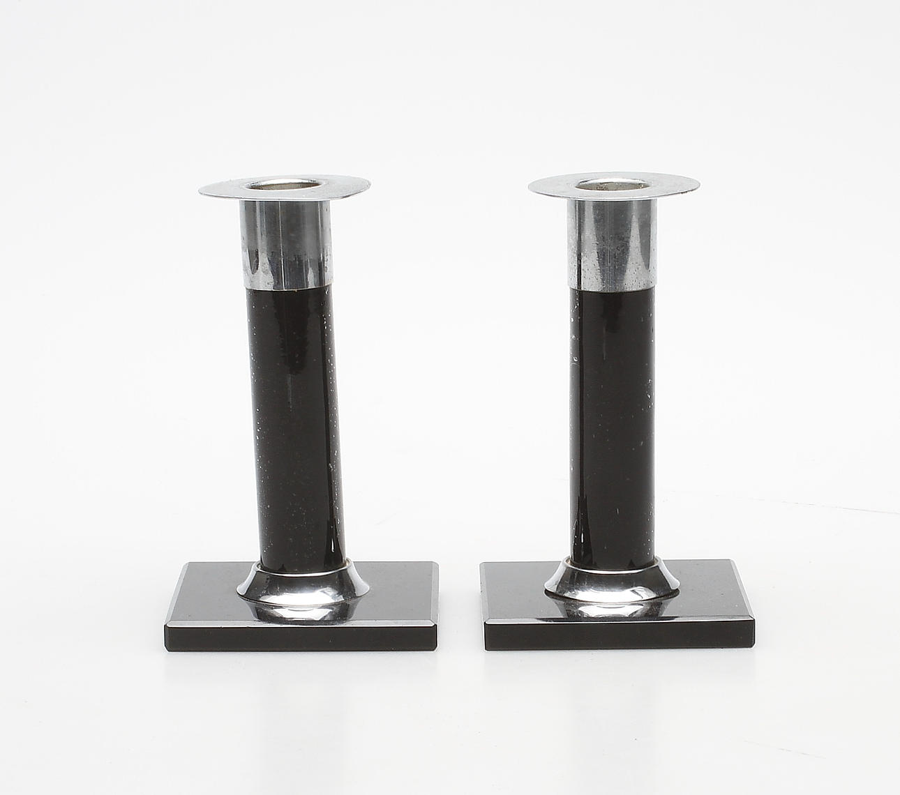 LJUSSTAKAR, ett par, art deco, 1930-tal.