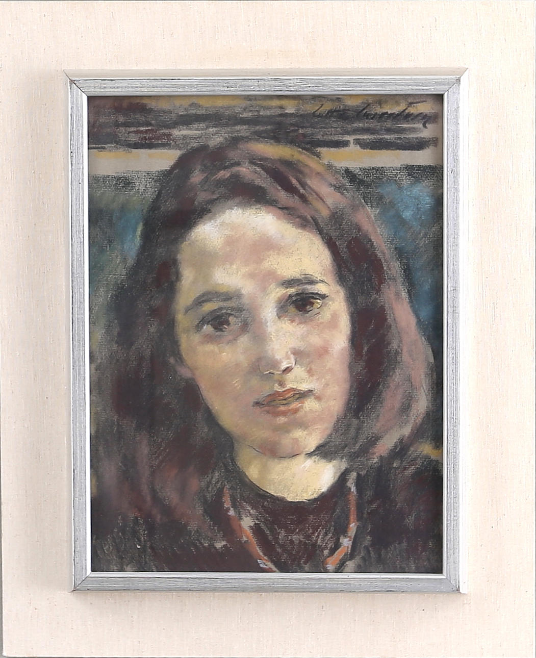 LOTTE LASERSTEIN. Pastell, signerad Lotte Laserstein.