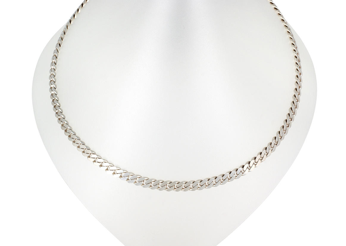 CURB CHAIN, 925 silver, approx. 56.8g.