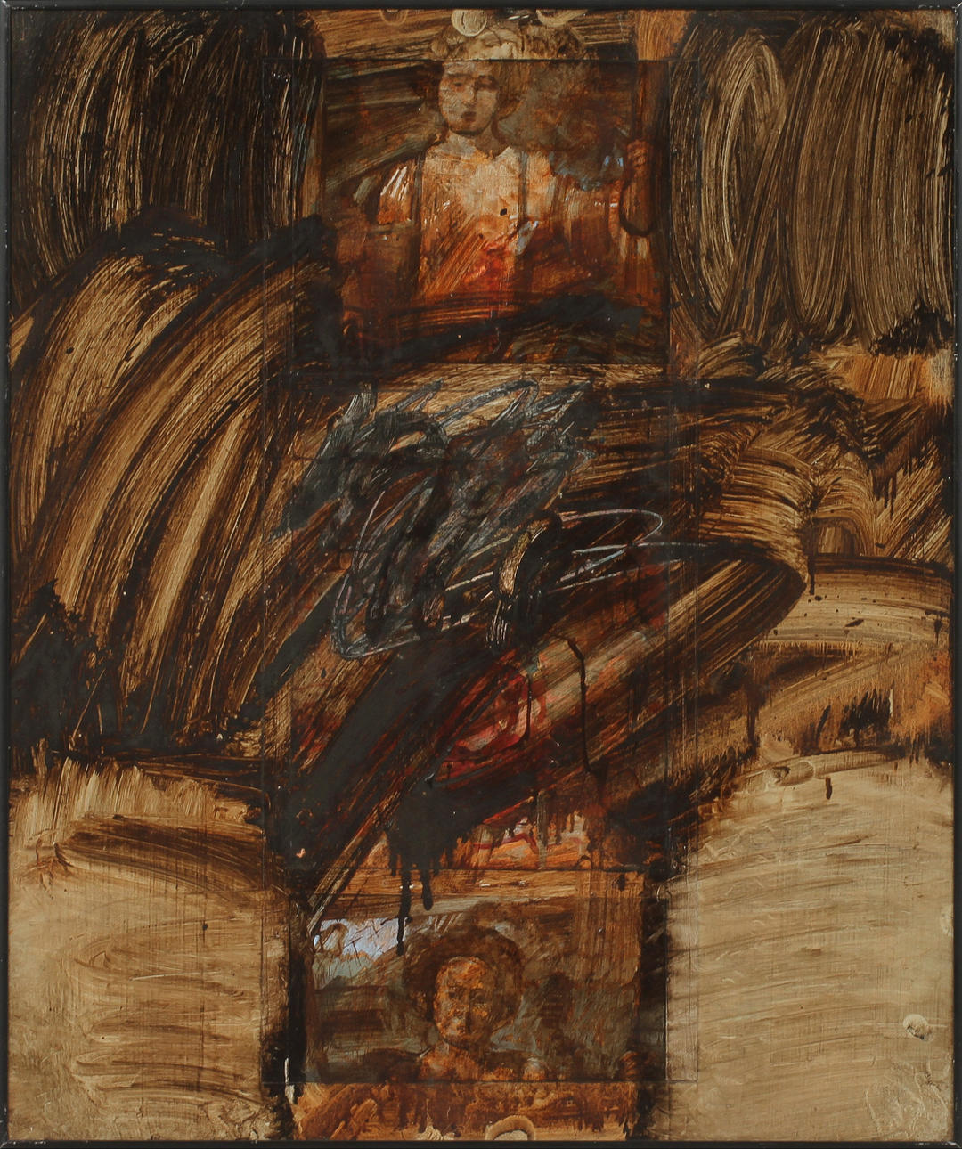 PETER BACKHAUS. Blandteknik, ej signerad.