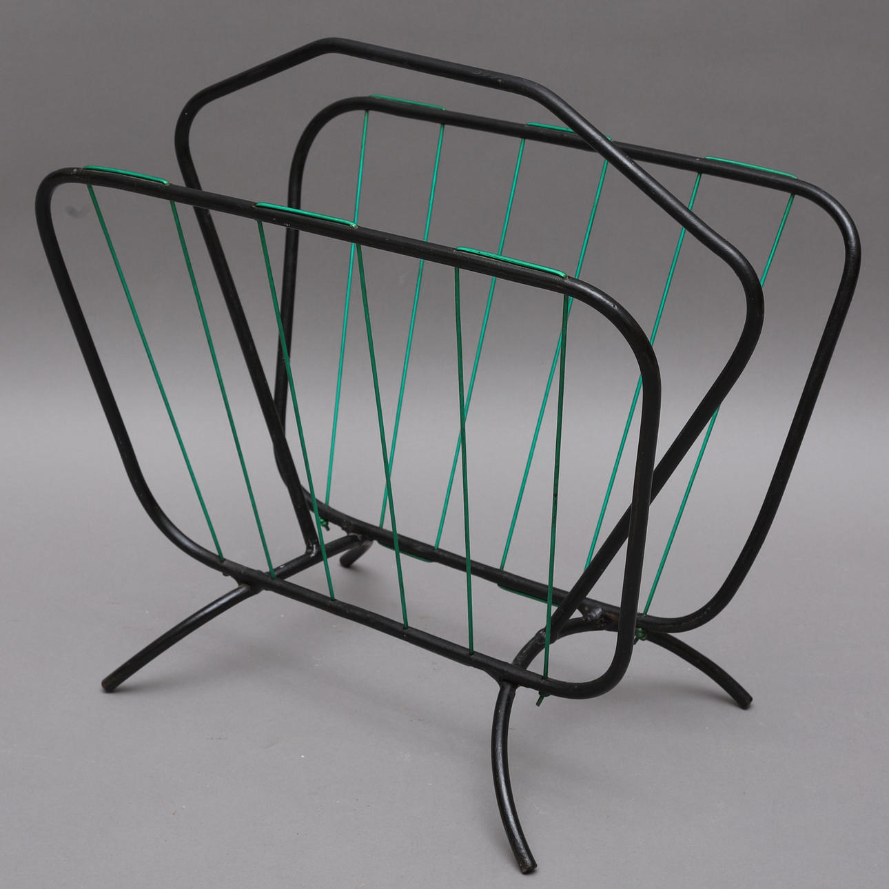 NEWSPAPER STAND, iron, string model, 1900s.