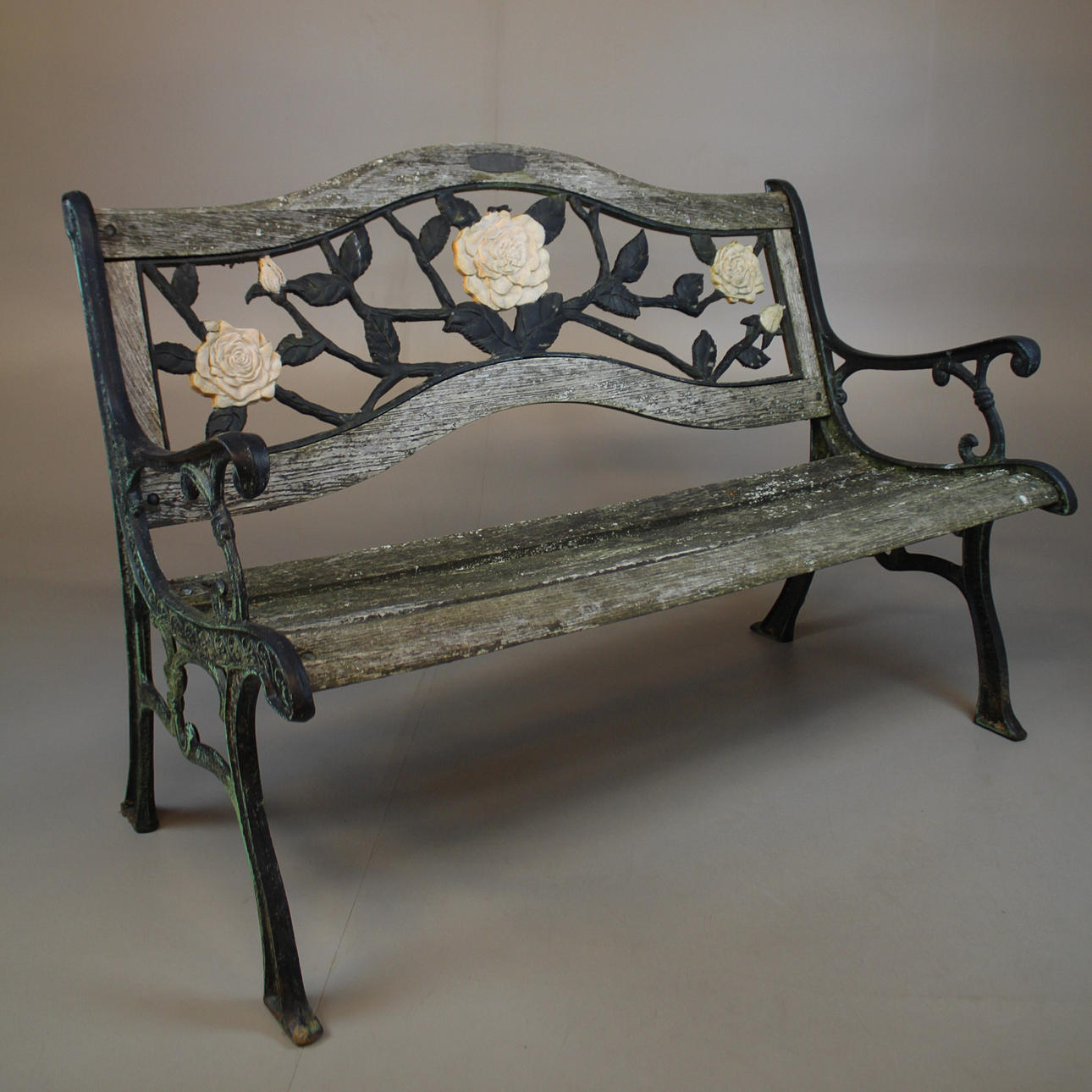 TRÄDGÅRDSSOFFA, gjutjärn.