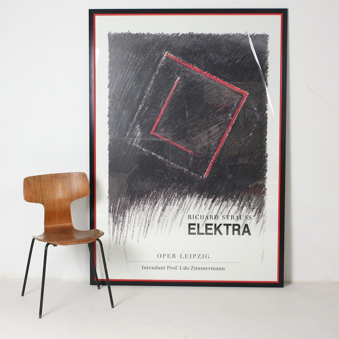 Plakat 'Oper Leipzig. Richard Strauss, Elektra'.