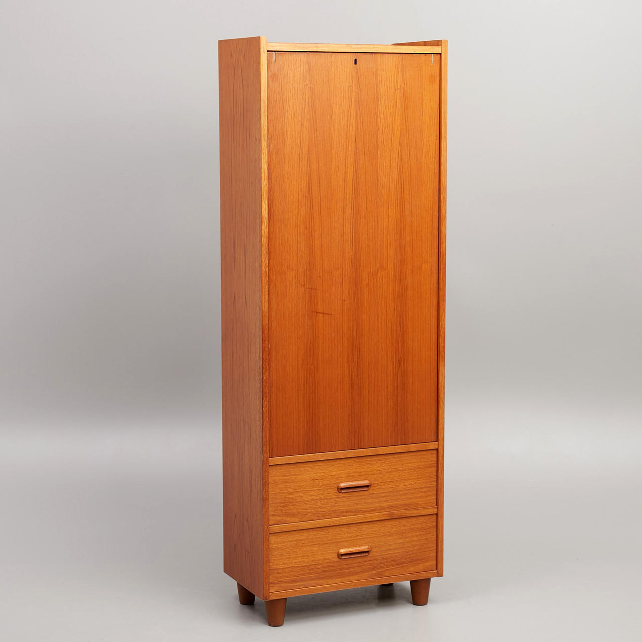 SKRIVBORD, 1960-tal, utfällbart. Teak.