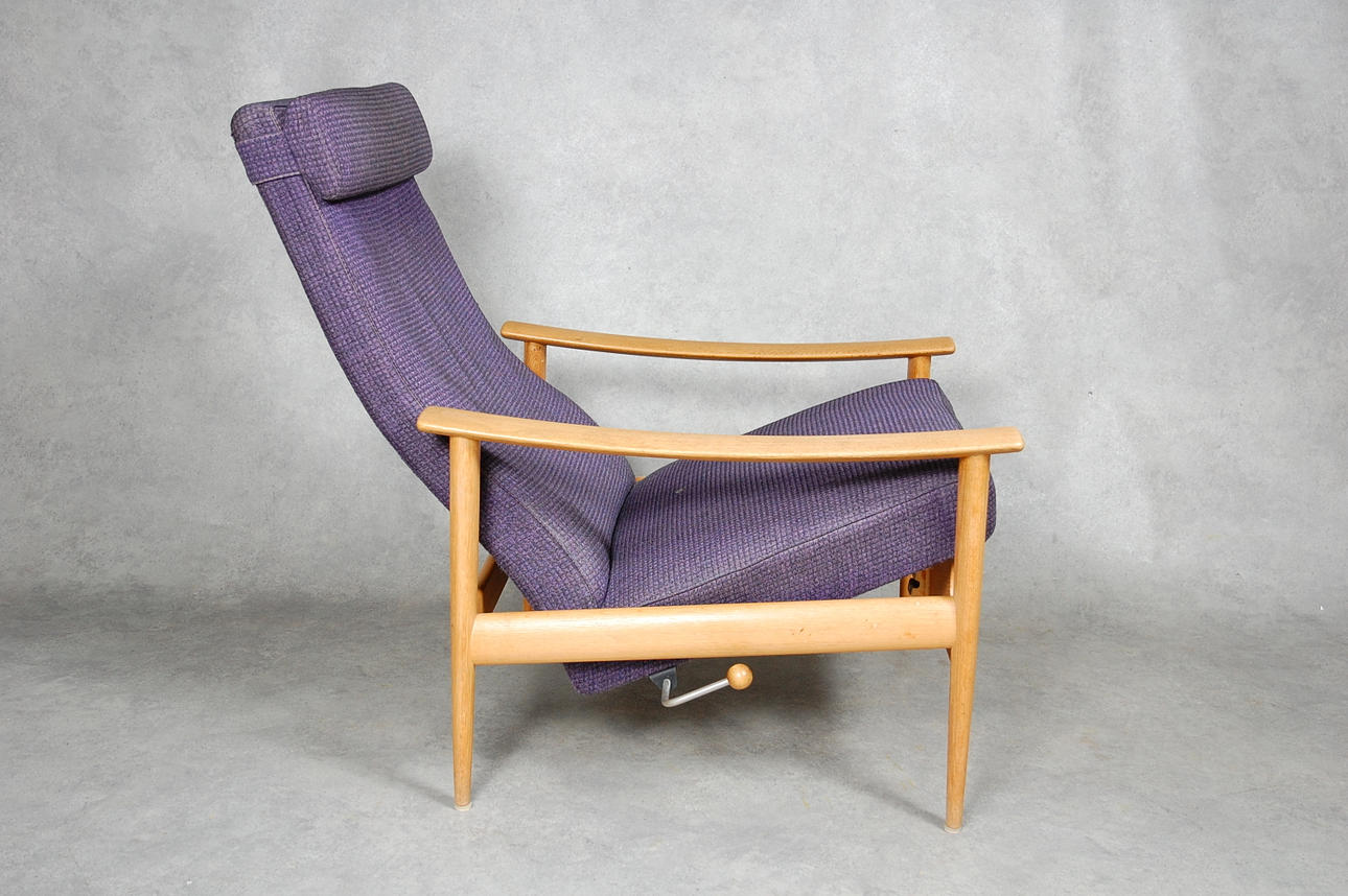 FÅTÖLJ, ställbar, Danmark, 1960-tal.