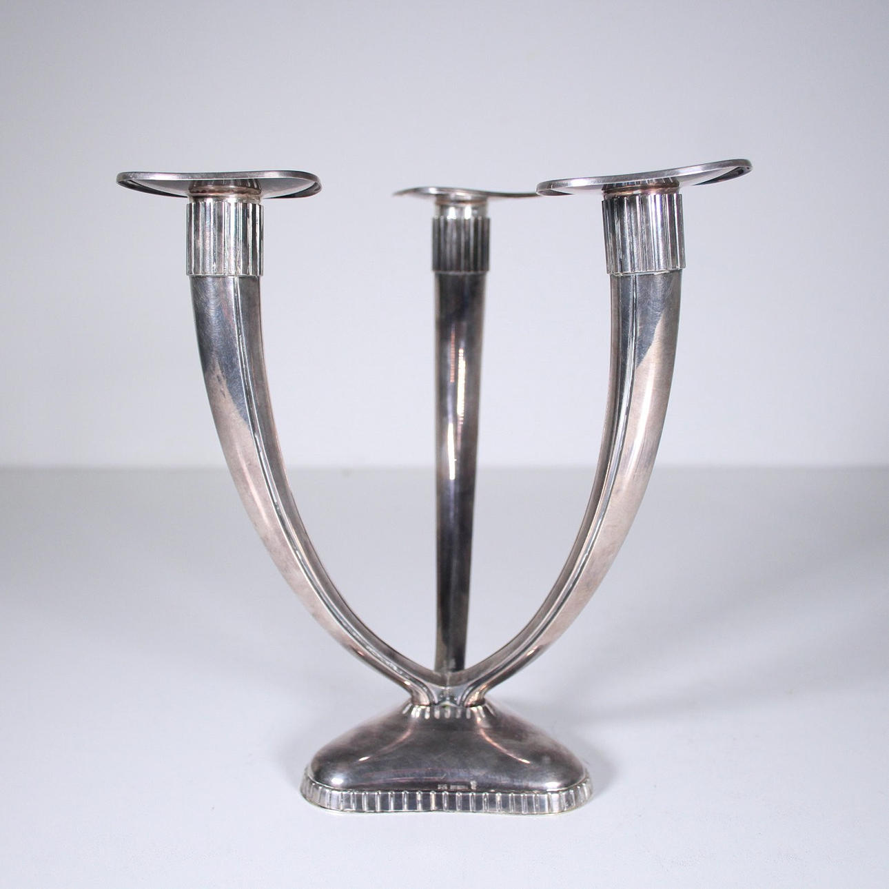 Kerzenleuchter, 925 Silber, punziert.