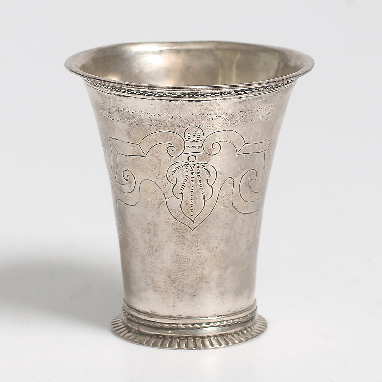 BÄGARE, silver, Lars Castman, Vimmerby. 1700-talets mitt.