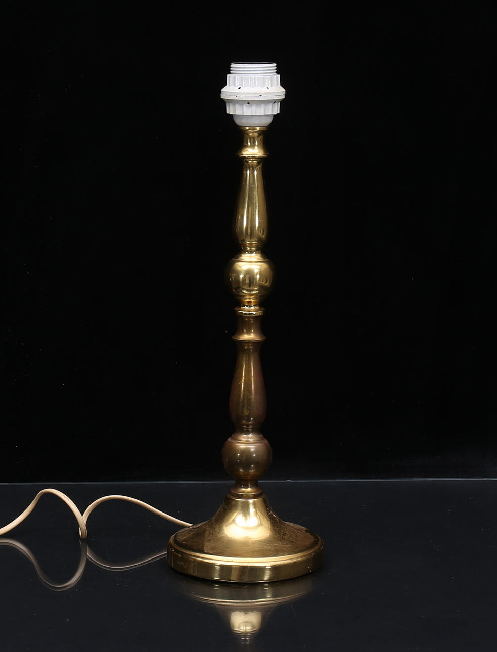 BORDSLAMPA, mässing, Ivars no 1736.