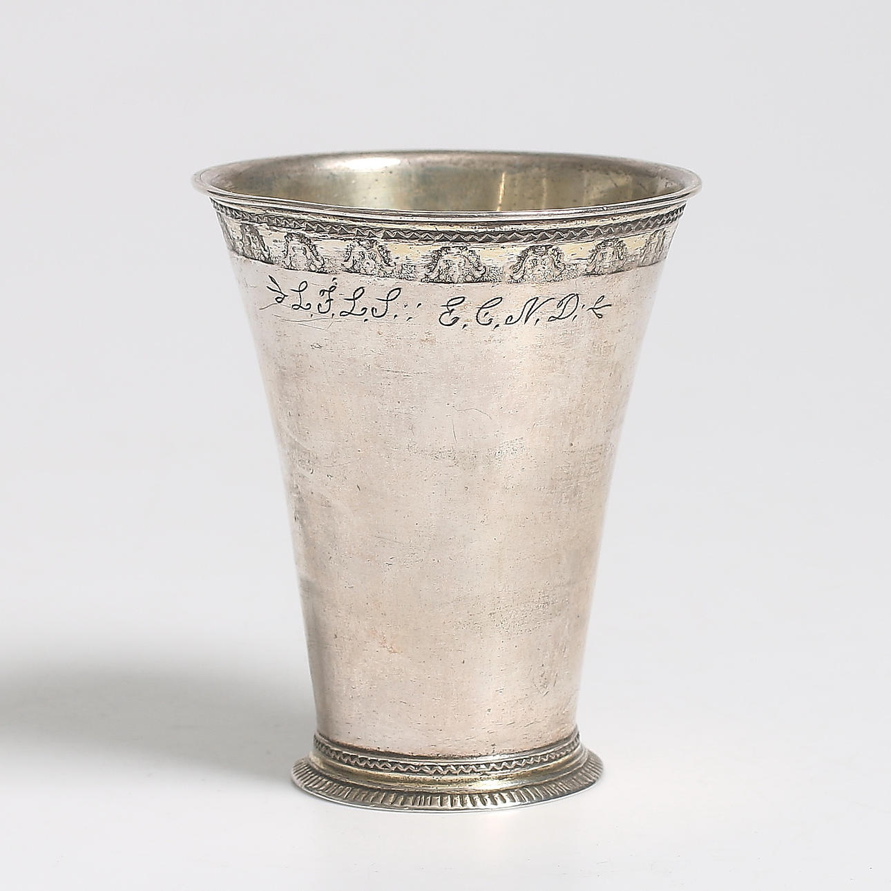 BÄGARE, silver, Nils Orstedt, Norrköping. 1748.