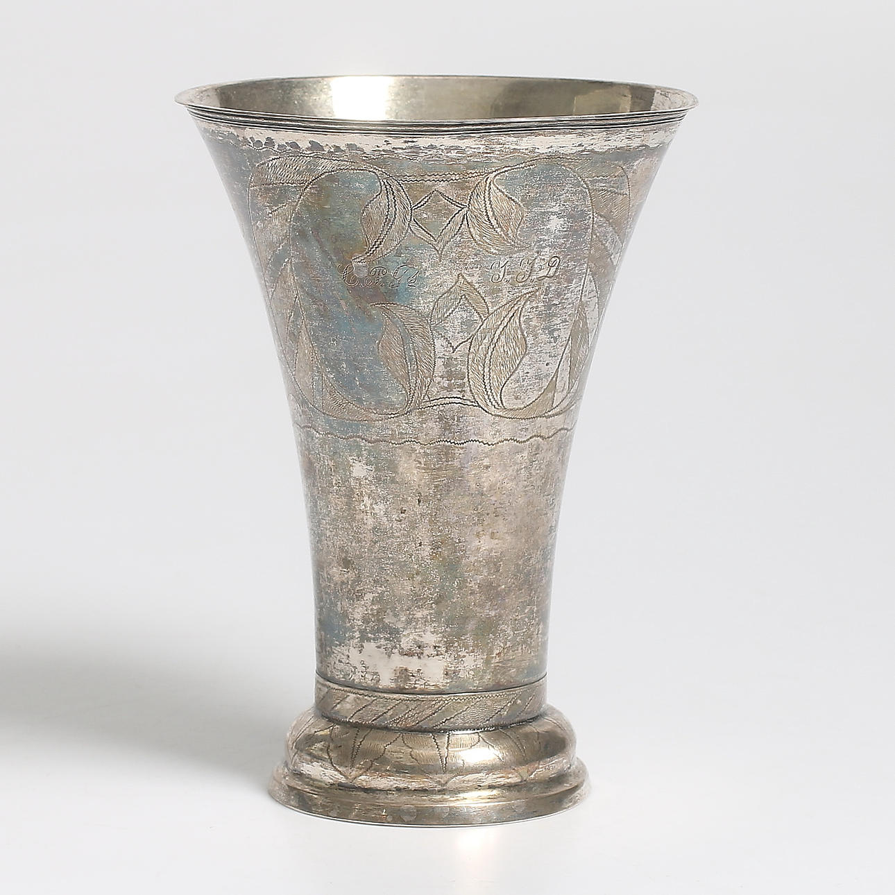 BÄGARE, silver, Anders Lignell, Sundsvall. 1800-talets första kvartal.