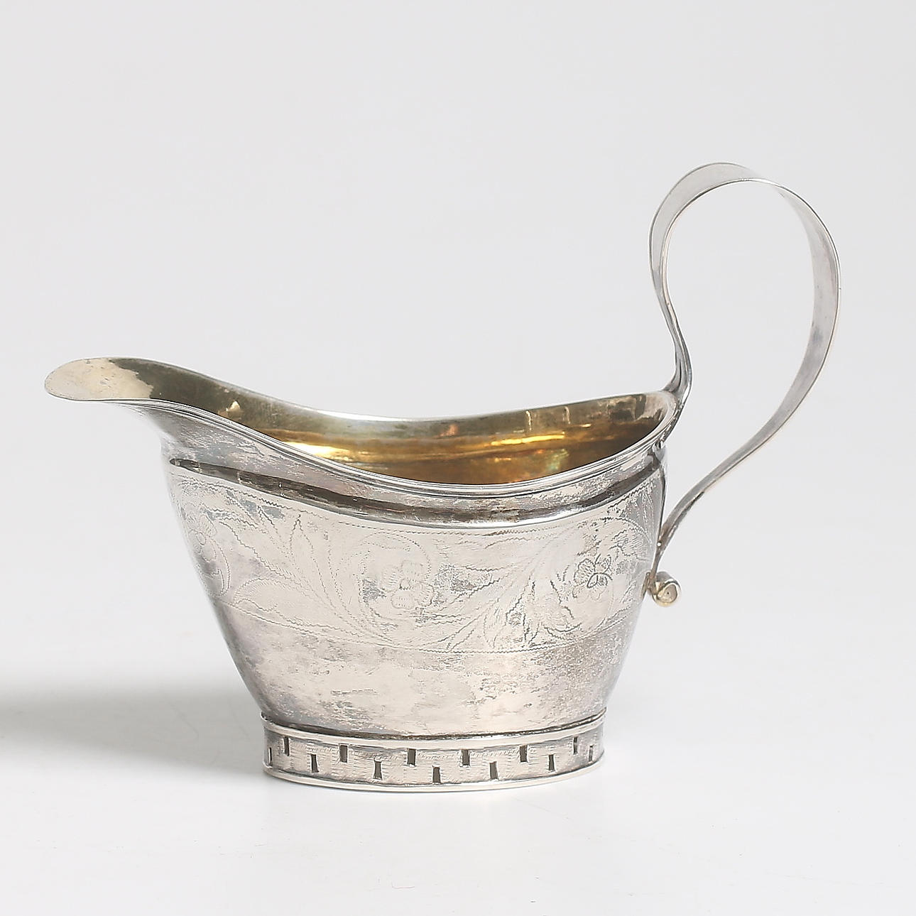 GRÄDDKANNA, silver, Pehr Taxberg, Sundsvall. 1825.