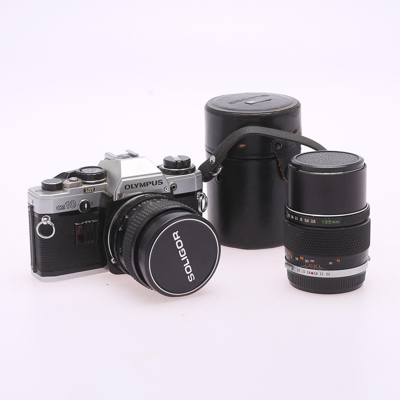 SYSTEMKAMERA mit OBJEKTIV, Olympus OM-10.