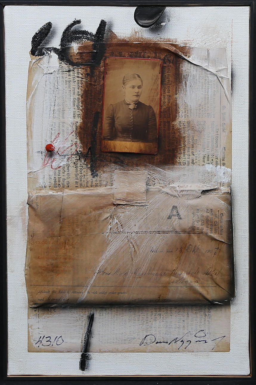 DAN NYGÅRDS. Blandteknik, signerad.