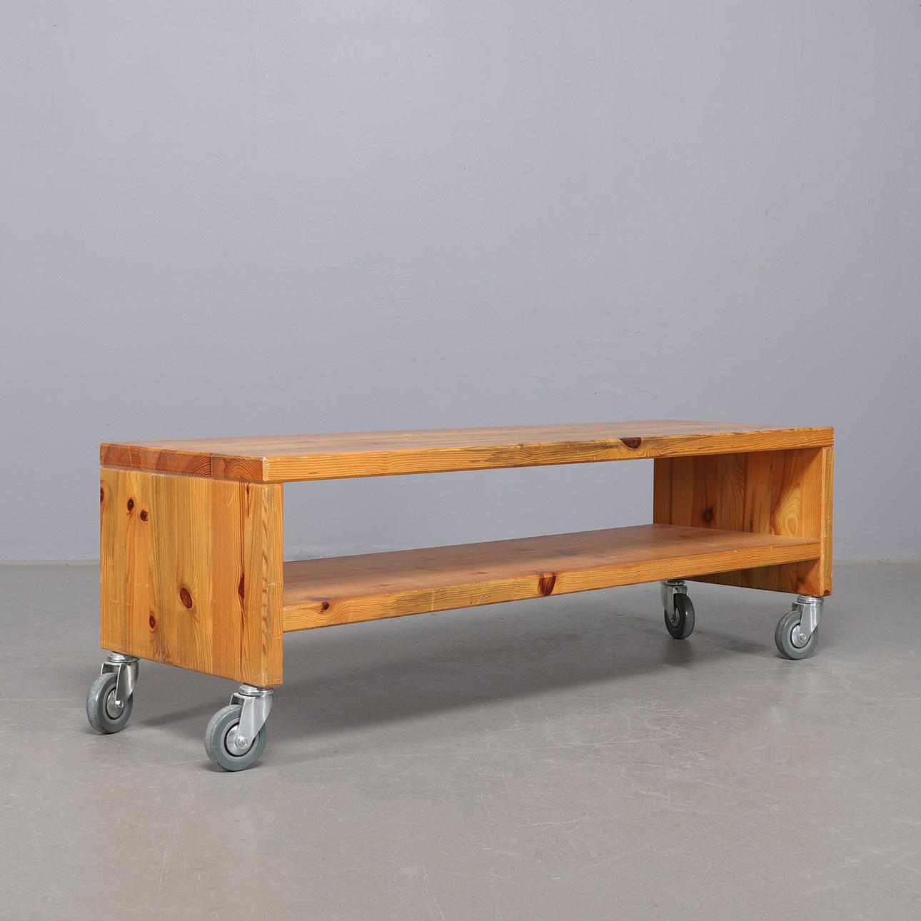 SIDE TABLE, pine, Möbel-shop Sven Larsson Malmö, 1970s.