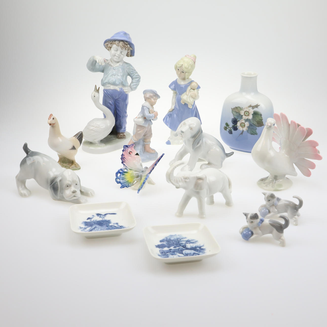 PORSLIN, parti, Vas, djur ,Bl,a. Danmark.