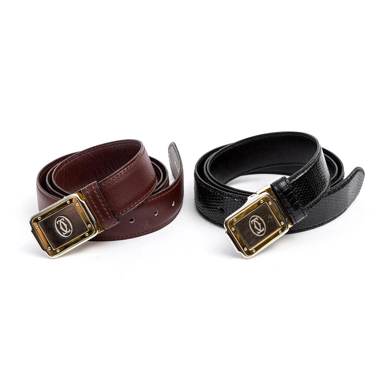CARTIER, 2 pcs, belt.