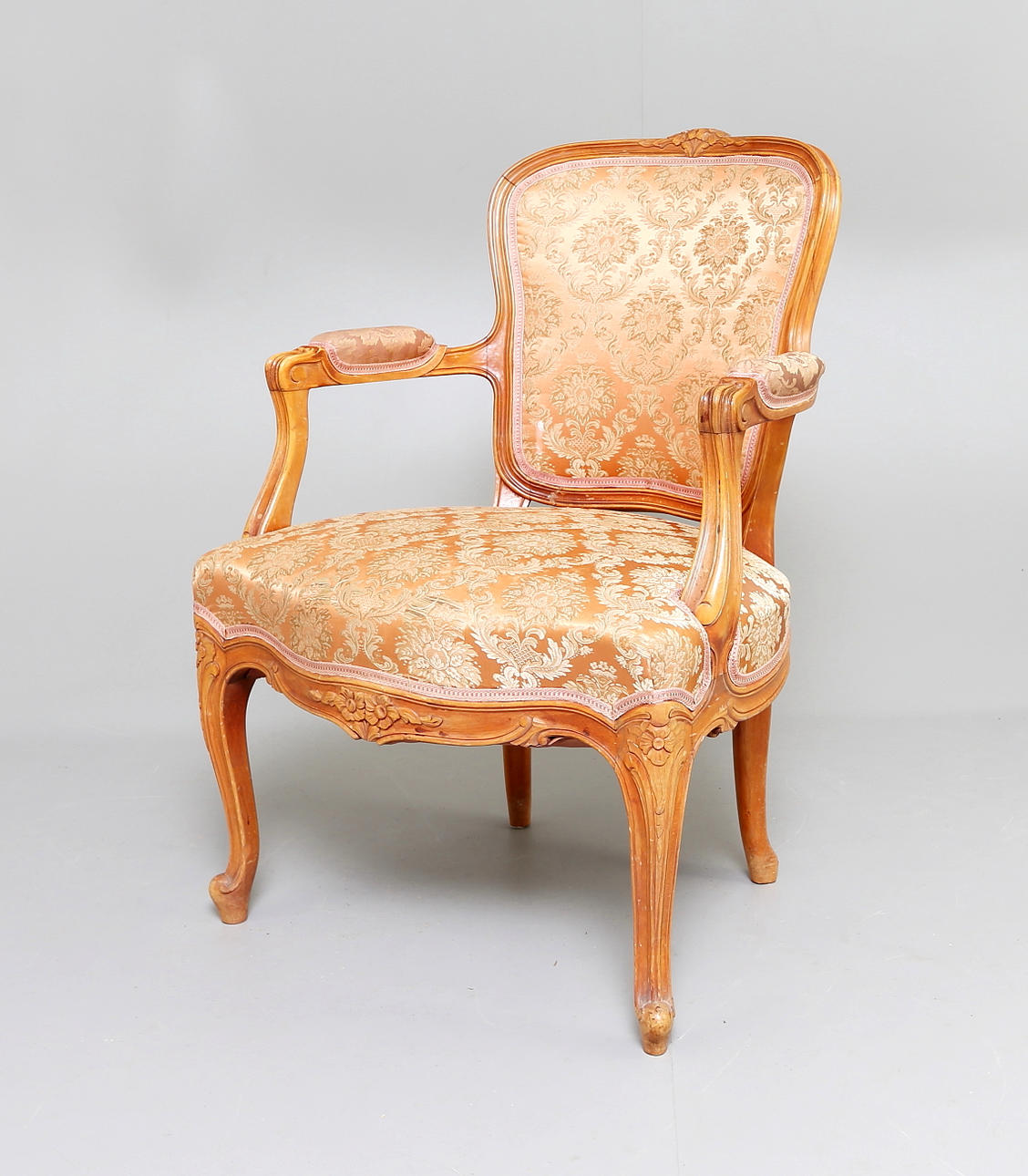 KARMSTOL, Rokokostil, ca 1950.