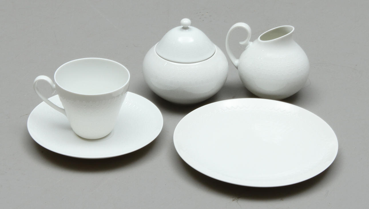 KAFFESERVIS, ca 46 delar, porslin, Rosenthal, Studio line.