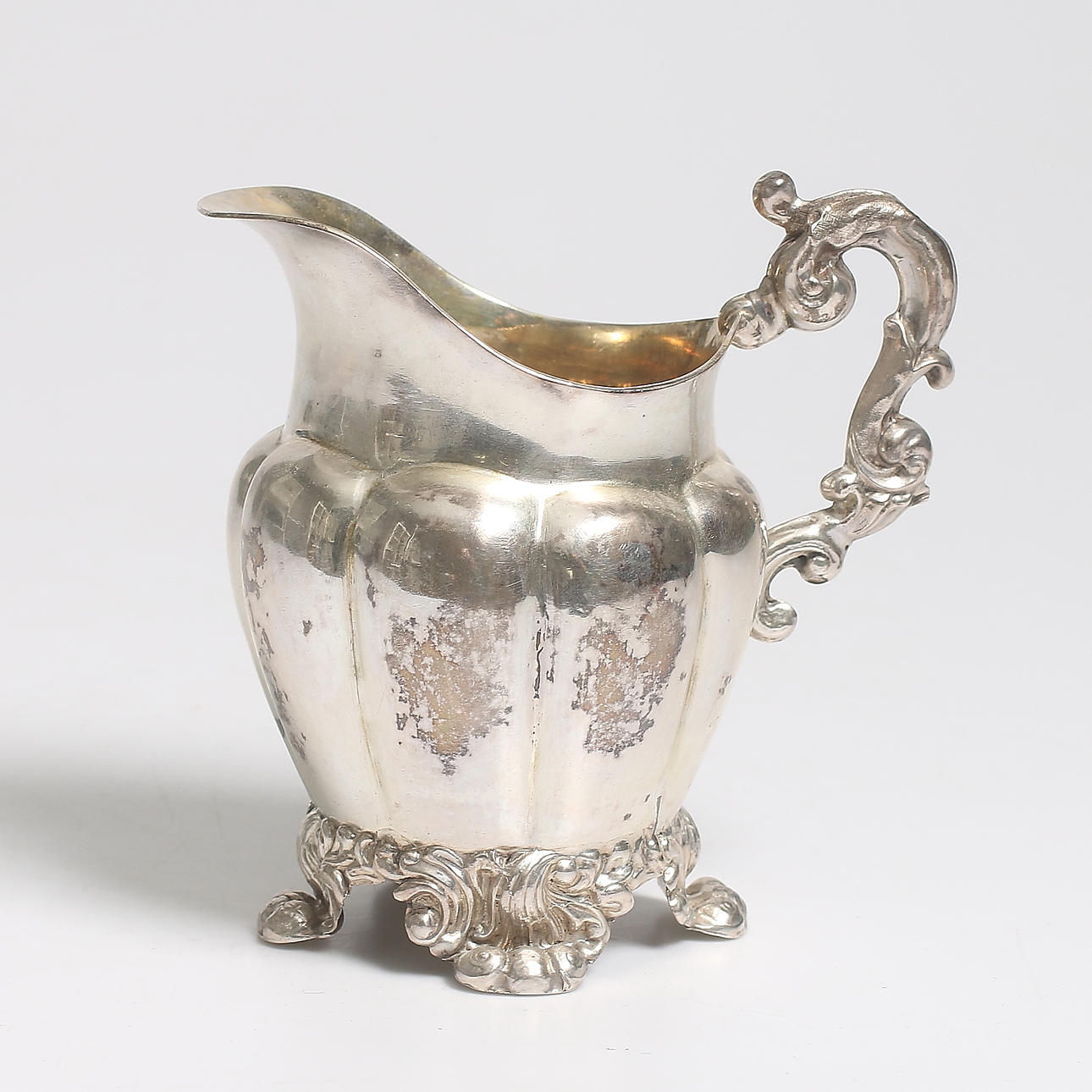 GRÄDDKANNA, silver, Erik Söderholm, Härnösand. 1853.