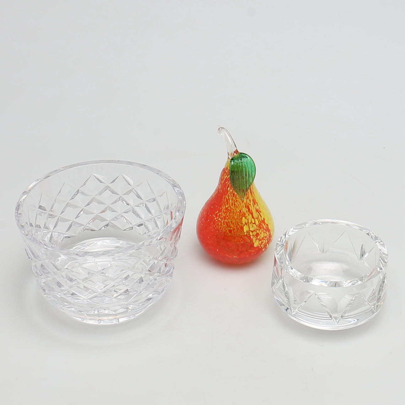 PARTI GLAS. 3 delar. Bl. a Orrefors.