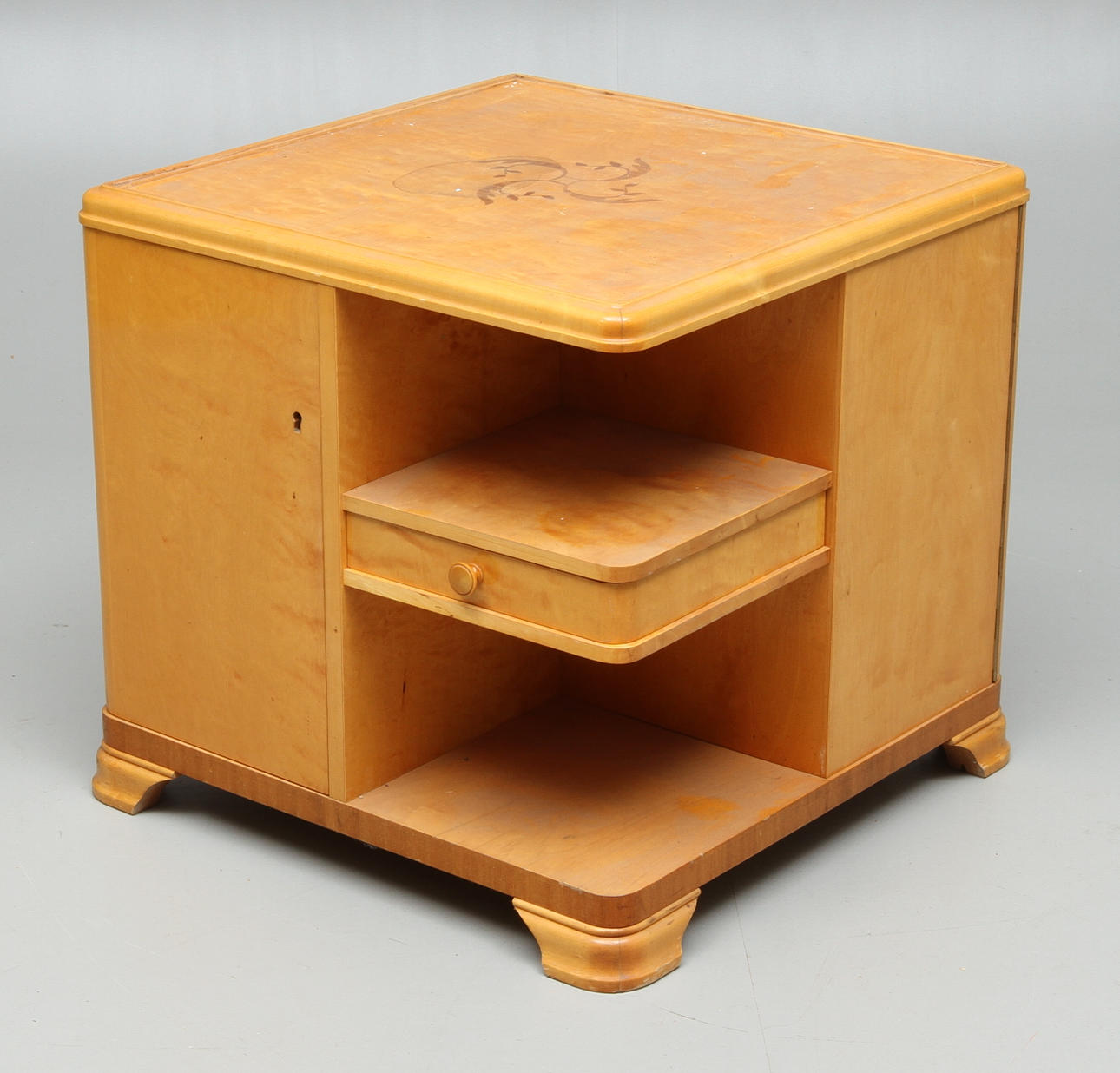 RÖKBORD, intarsia, 1930/40-tal.