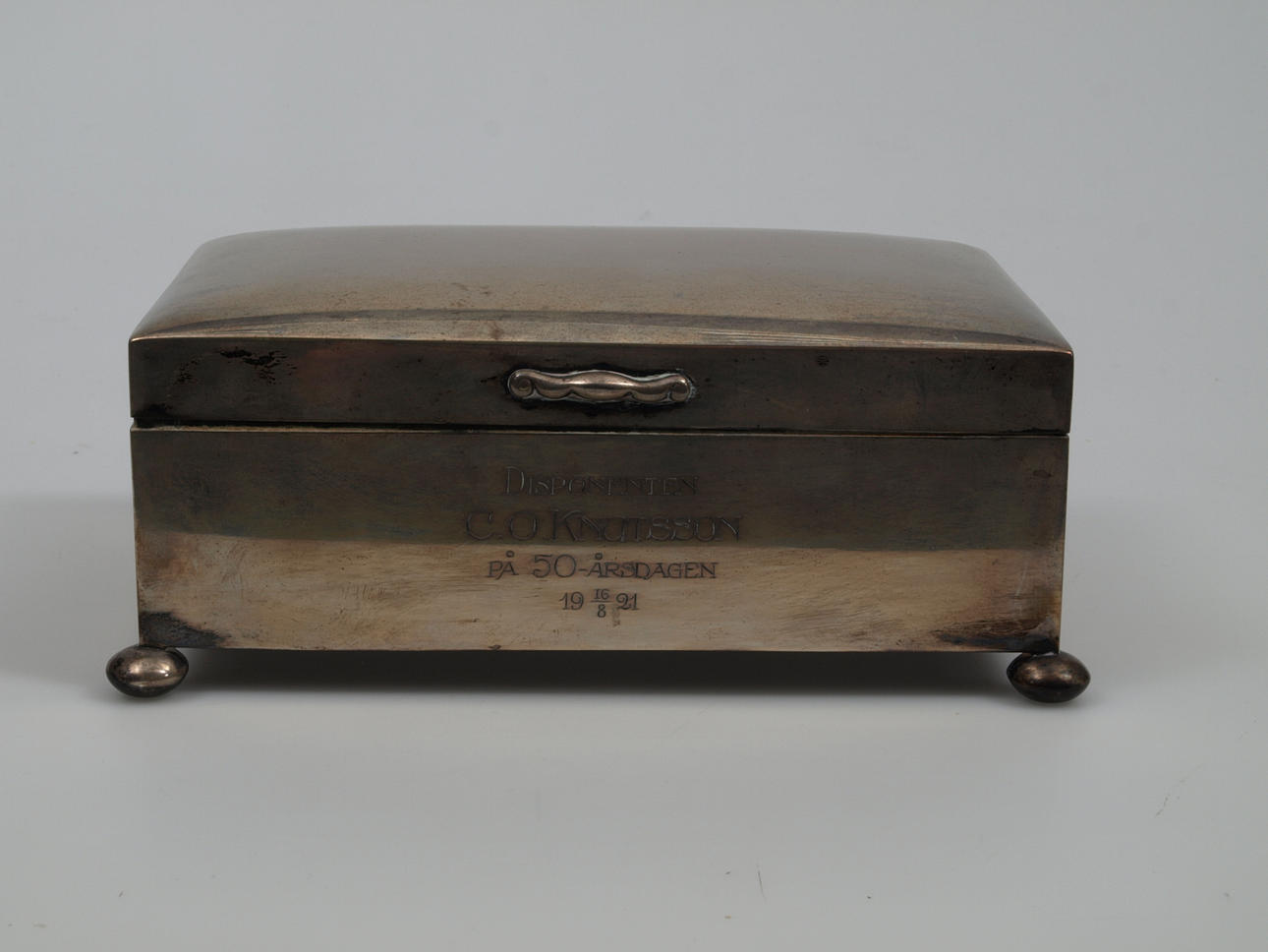 CIGARRSKRIN, silver, 1921.