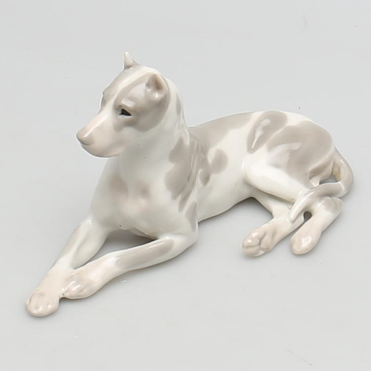 FIGURIN i porslin. Gran Danois. USSR. Lomonosov. Ryssland.