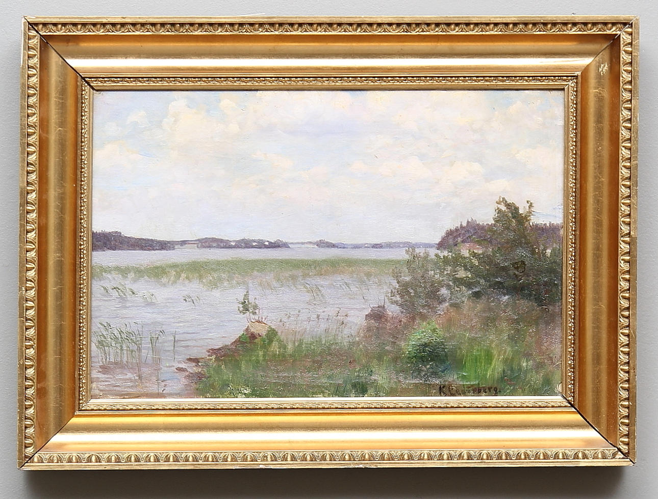 K. CEDERBERG. Olja på duk, signerad. Daterad a tergo 1833.